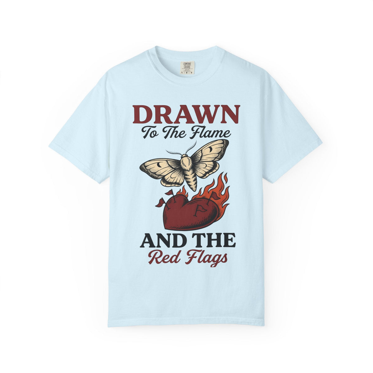 Moth Love Flame Shirt St. Valentine's Day Comedy Unisex product image 2
