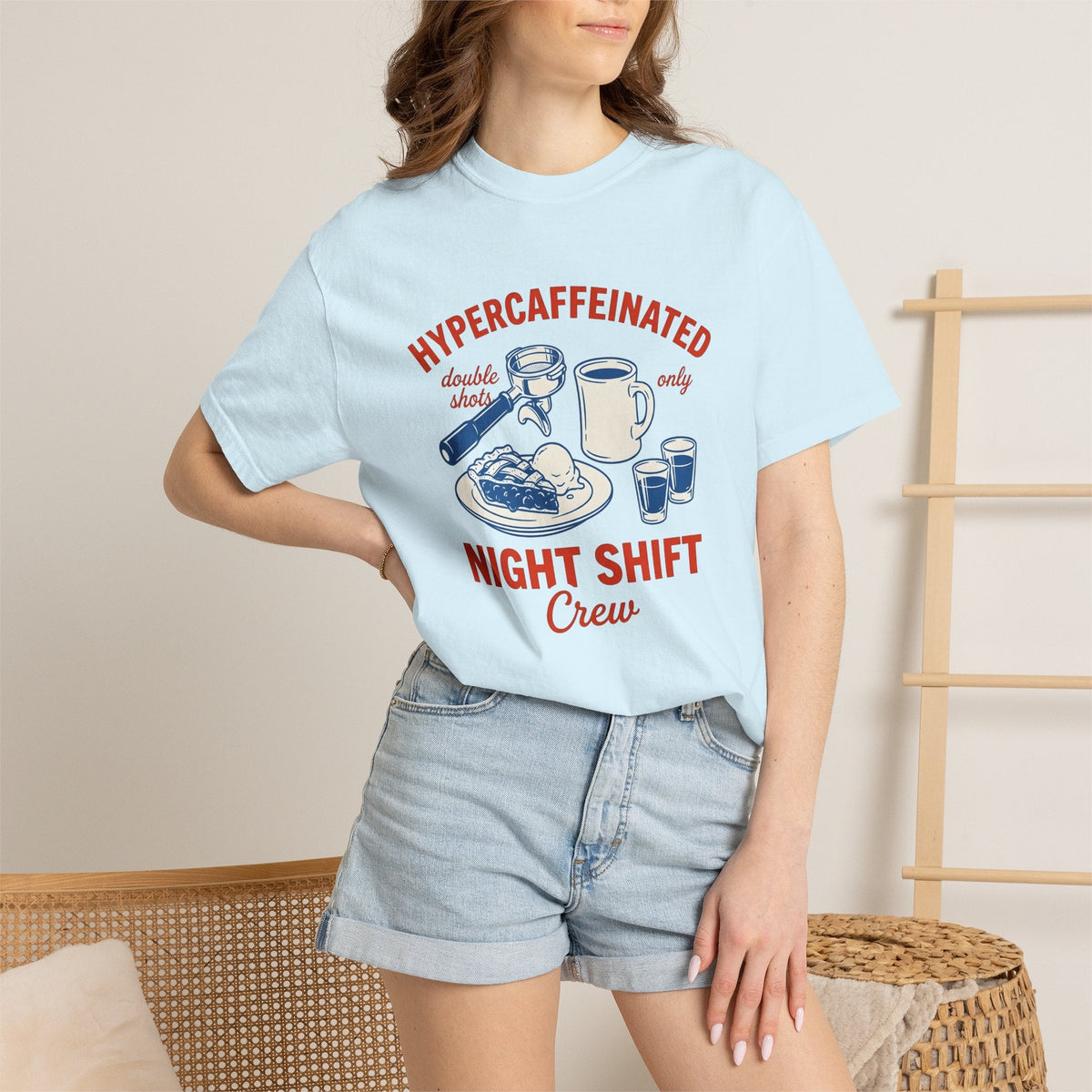 Coffee Cake Design Shirt Cuisine Unisex Gift Rustic Tee product image 9