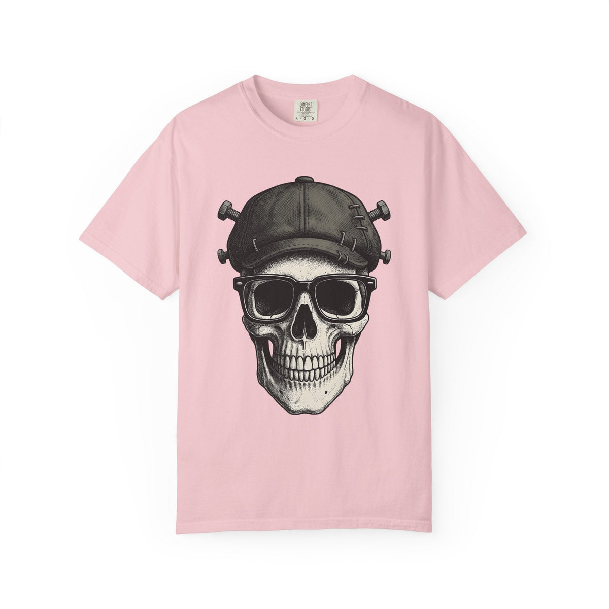 Skull Beanie Shirt Halloween Macabre Unisex Gift Skin Art product image 3