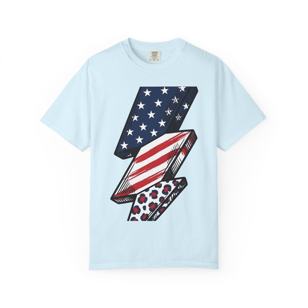 American Lightning Bolt Shirt 4th Of July Independence product image 2
