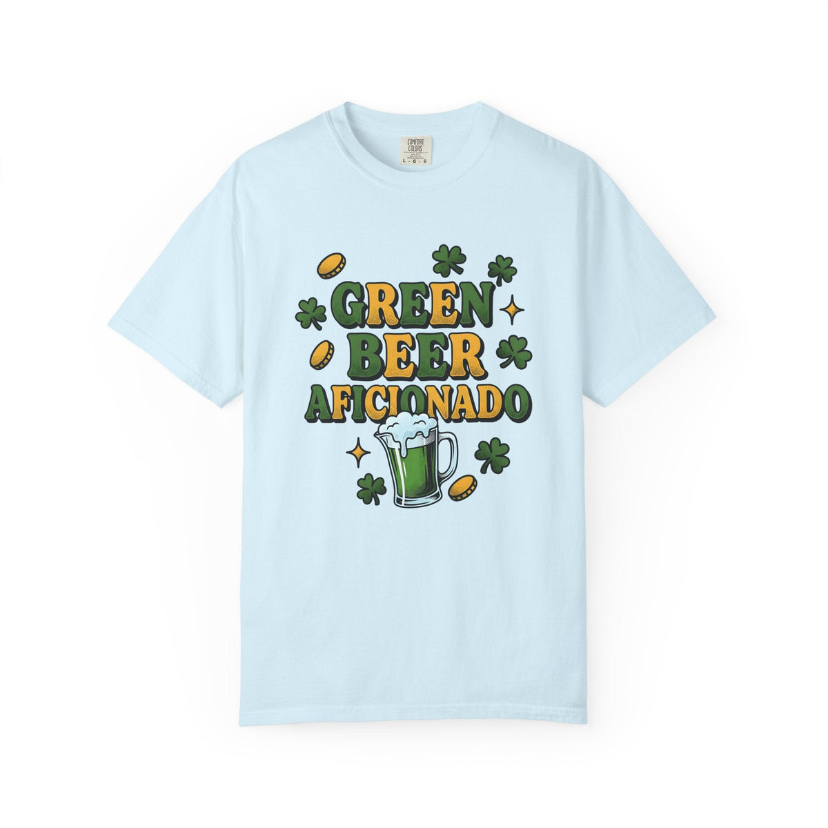 Green Ale Mug Shirt St Patrick's Day Beverages Unisex Gift Modern Graphic Tee