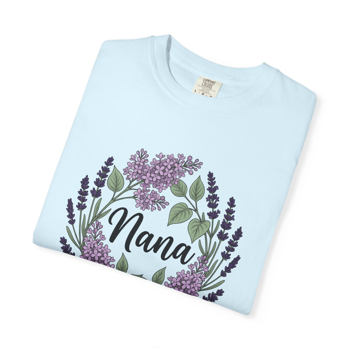 Lavender Floral Wreath Shirt Grandma Gift for Women product image 8