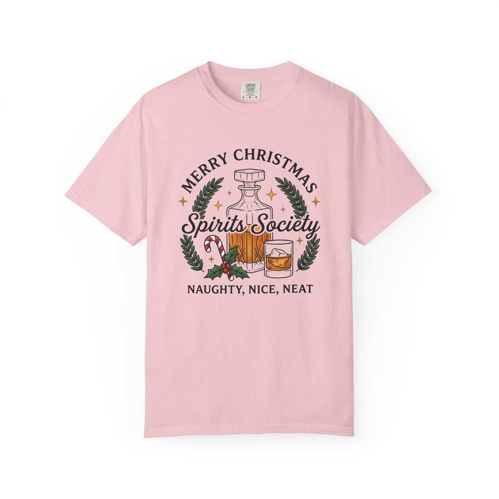 Bourbon Decanter Seasonal T-Shirt – Christmas Holiday Drink product image 3