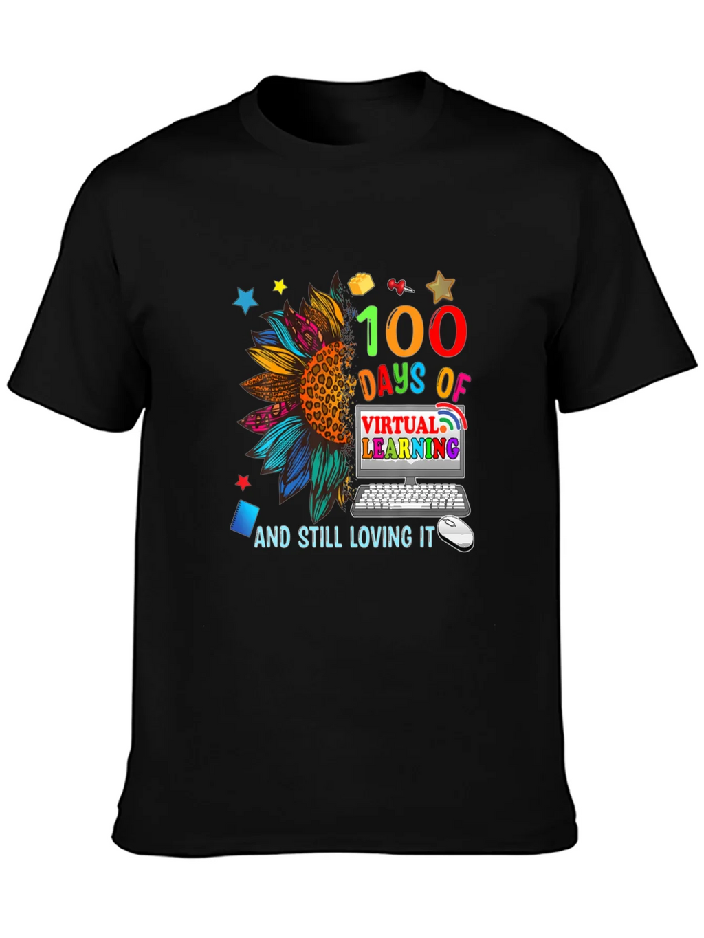 100 Days Virtual Learning T-Shirt product image 1