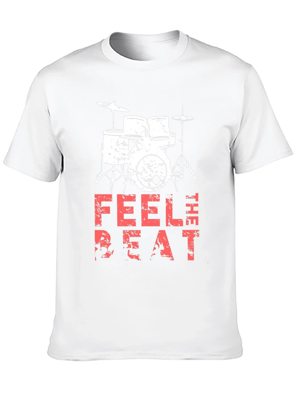 Feel the Beat Drum Kit Black T-Shirt product image 9
