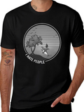 I Hate People Shark Graphic Tee - Beach Vibes product image 1