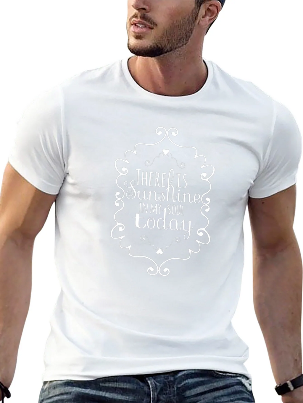 Sunshine Soul T-Shirt - Mens Black Graphic Tee product image 8