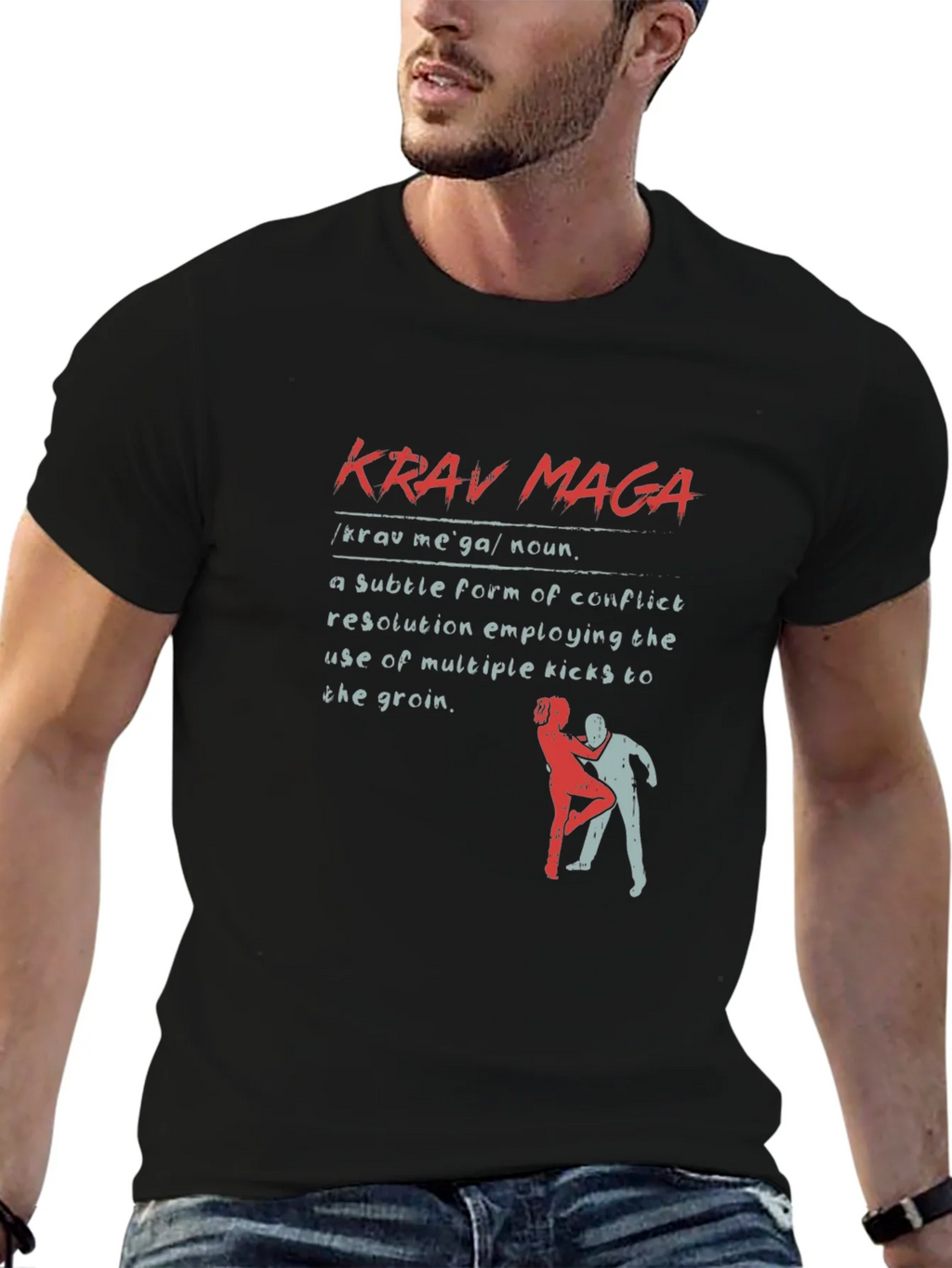 Krav Maga Definition T-Shirt - Self-Defense Apparel product image 6