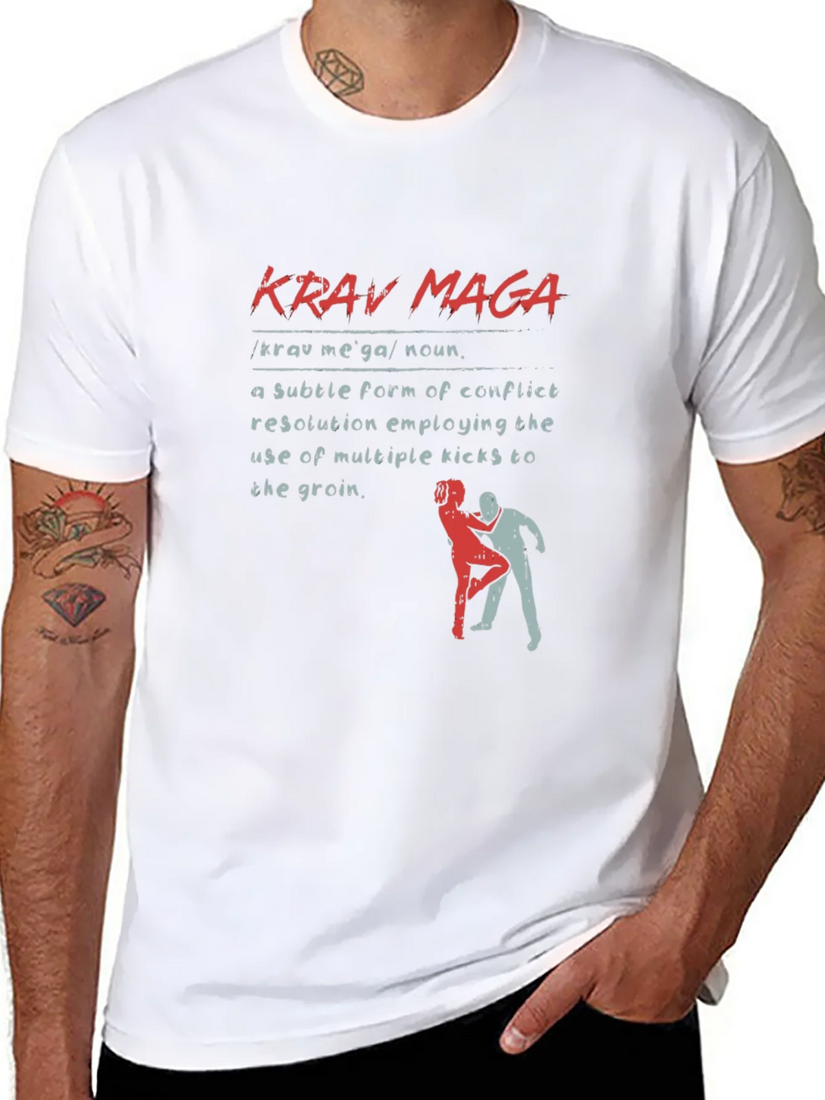 Krav Maga Definition T-Shirt - Self-Defense Apparel product image 7
