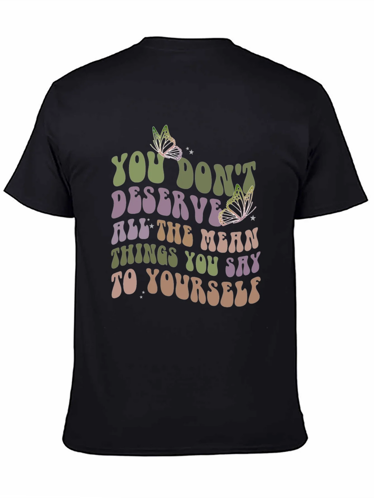 Inspirational Butterfly Graphic T-Shirt product image 3