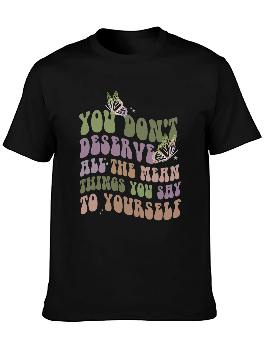 Inspirational Butterfly Graphic T-Shirt product image 2