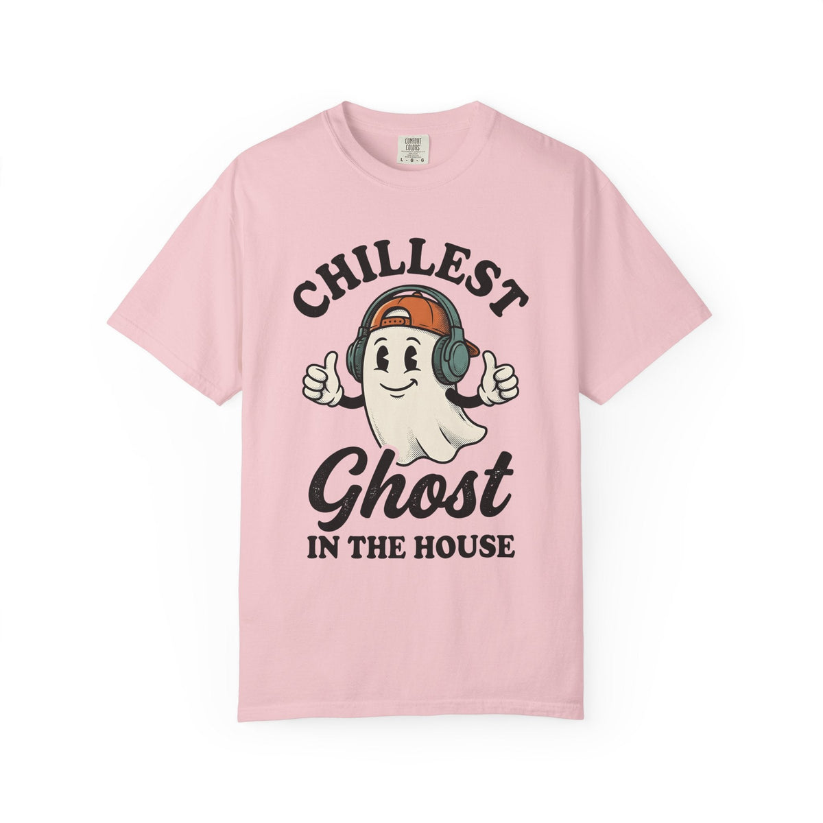 Ghost Clipart Shirt Halloween Joke Unisex Gift Retro Tee product image 3