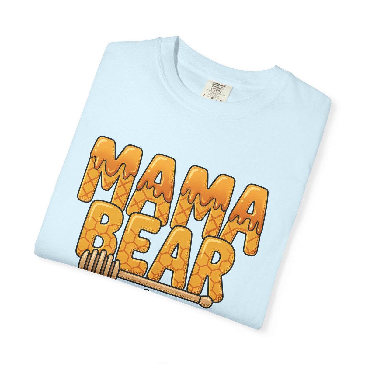 Honeycomb Bee Cartoon T-Shirt – Mom Honey Lover Design product image 8