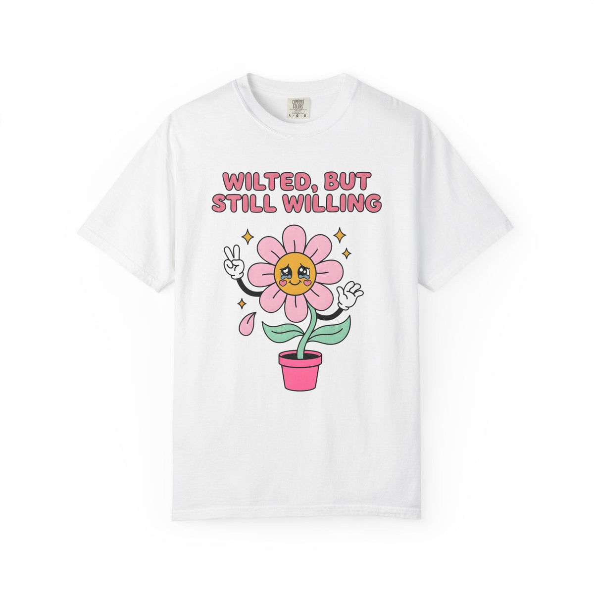 Cute Flower Shirt Funny Inspiration Unisex Gift Chibi Tee product image 1