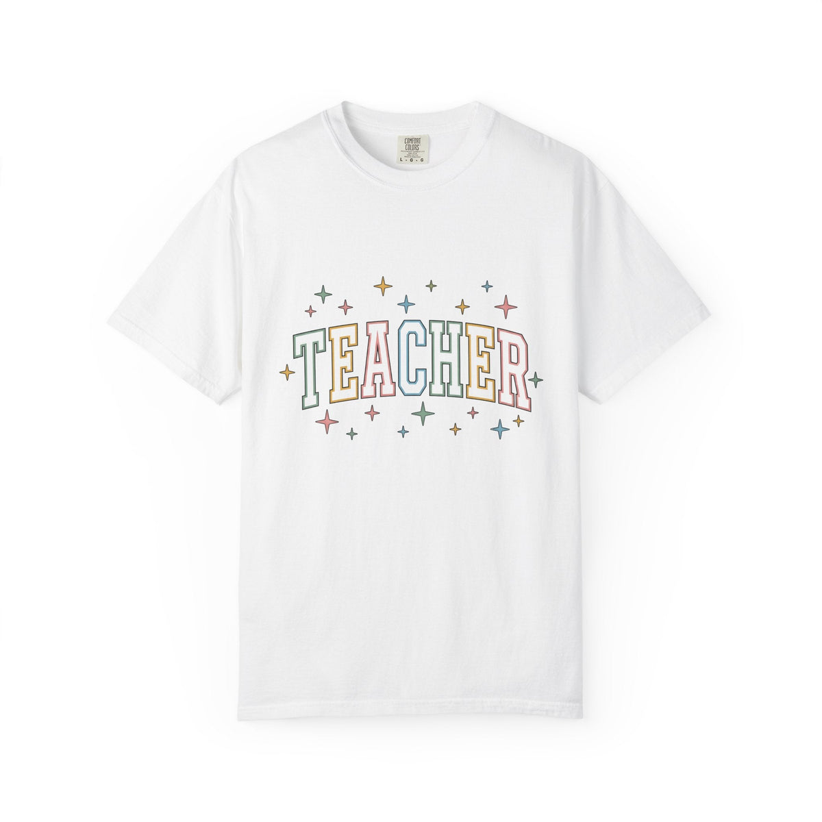 Teaching Phrase Shirt Teachers Learning Unisex Gift Vivid product image 1