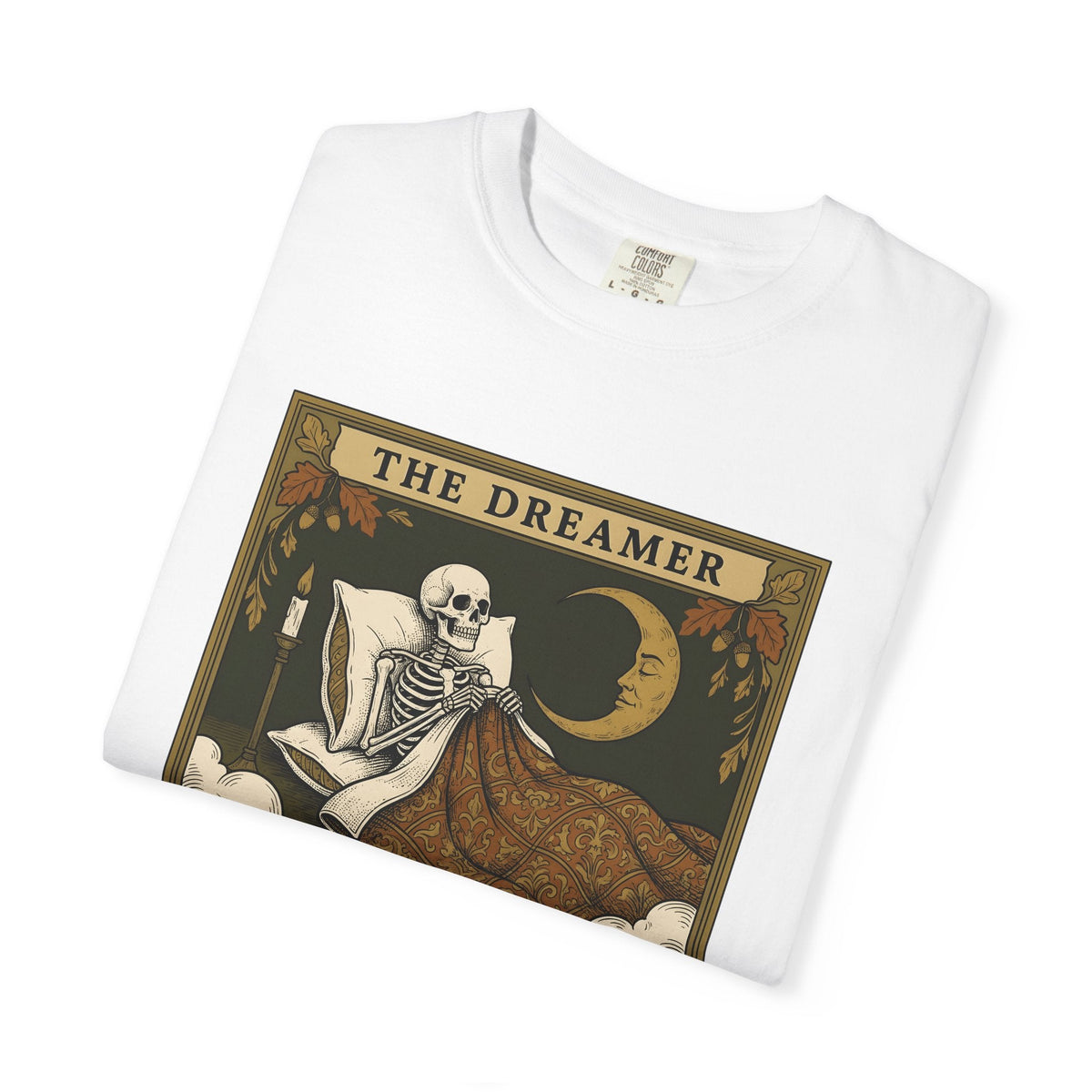 Skeleton Bed Shirt Boho Chic Gothic Unisex Gift Vintage Tee product image 6