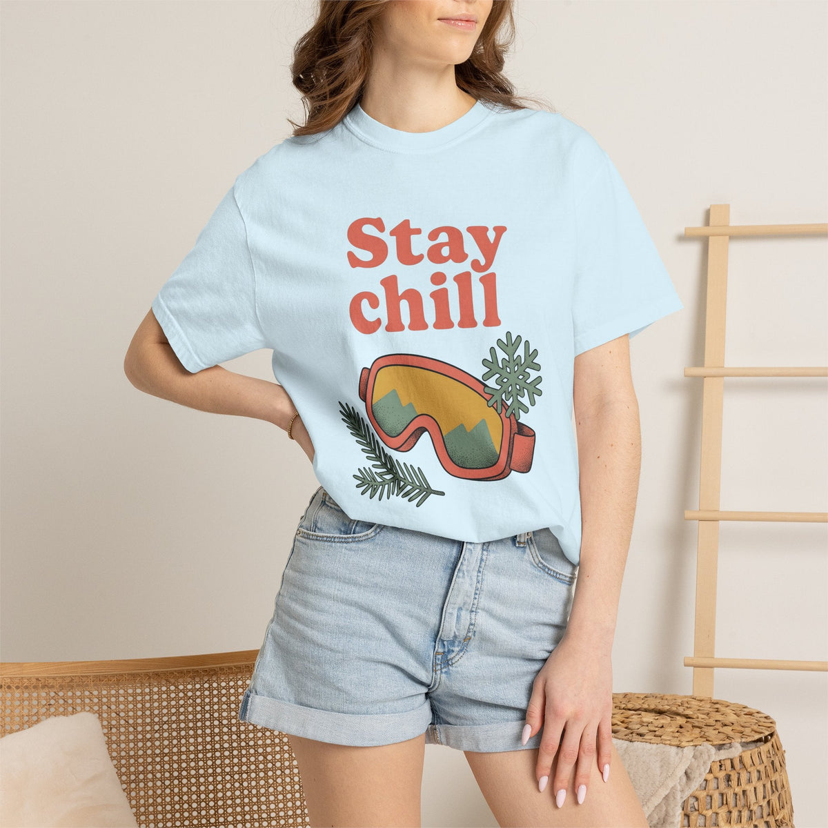 Ski Mask Shirt Sports Cold Unisex Gift Vintage Tee product image 9