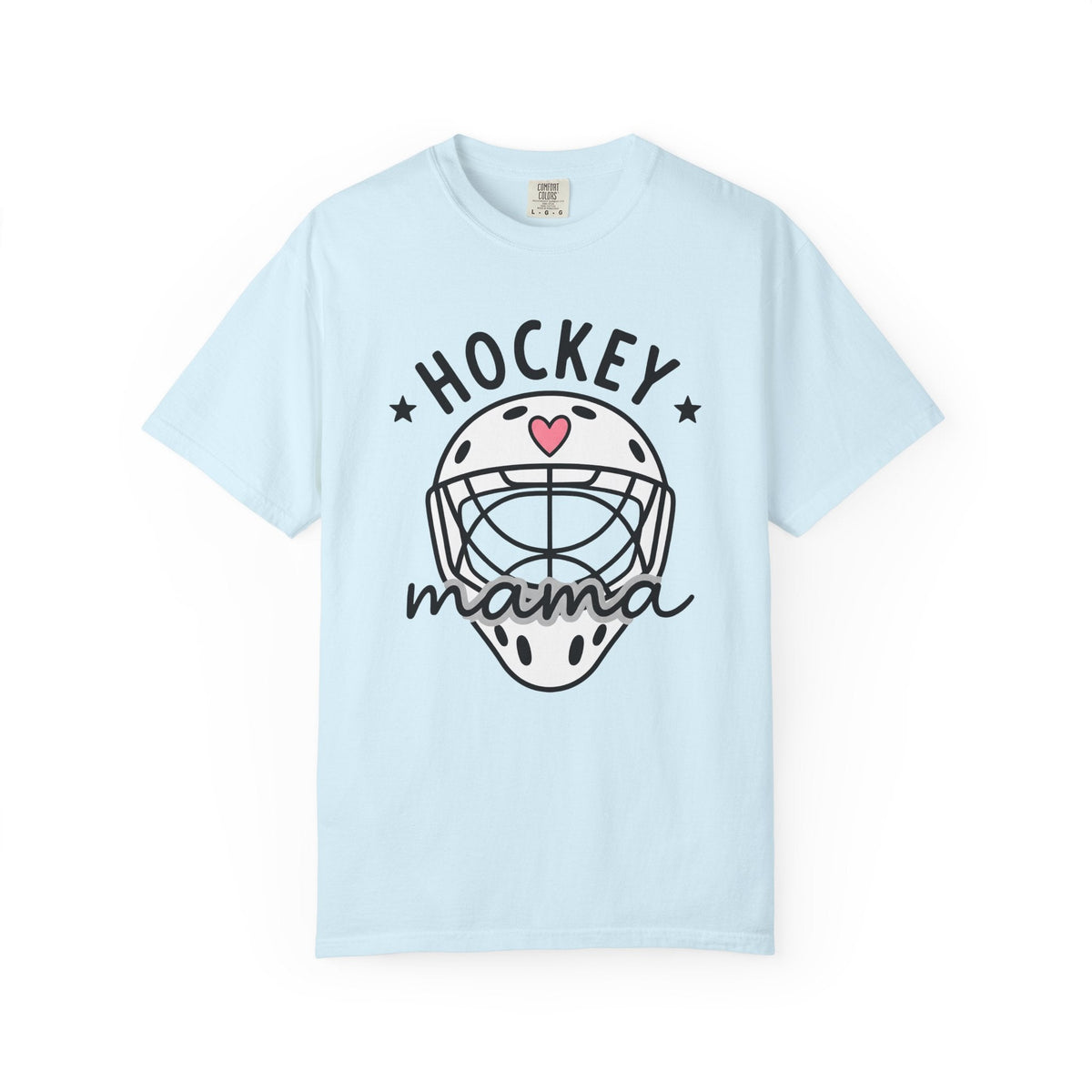 Hockey Helmet Shirt Moms Sports Gift for Women Cute Tee product image 2