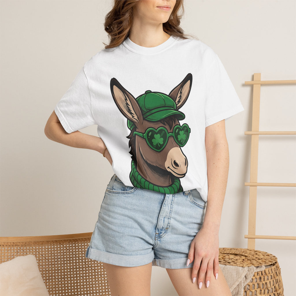 Burro Art Shirt St Patrick's Day Fauna Unisex Gift product image 6
