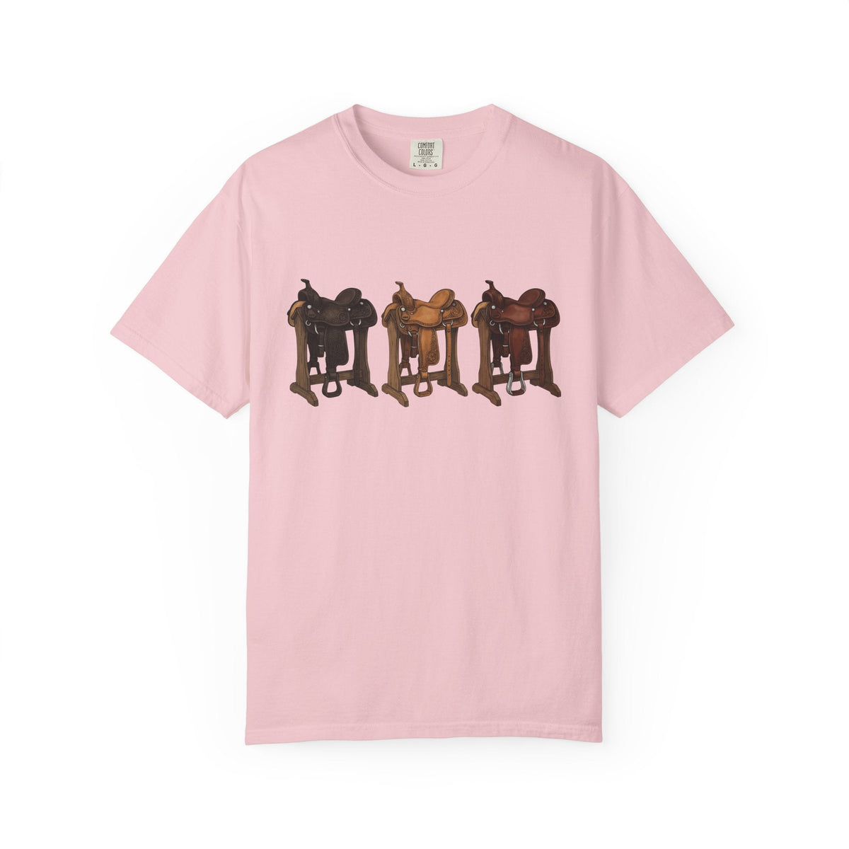 Rodeo Saddles Shirt Cowgirl Ranch Gift for Women Line Art product image 3