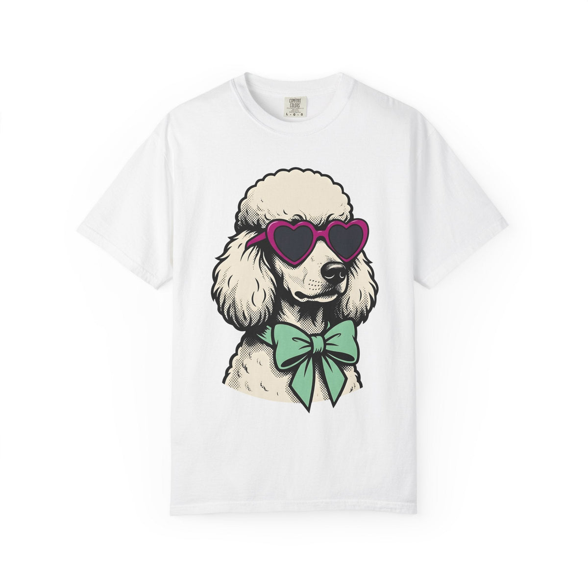 Poodle Dog Shirt Fashion Gift Women Cartoon Tee T-Shirt Fan product image 1