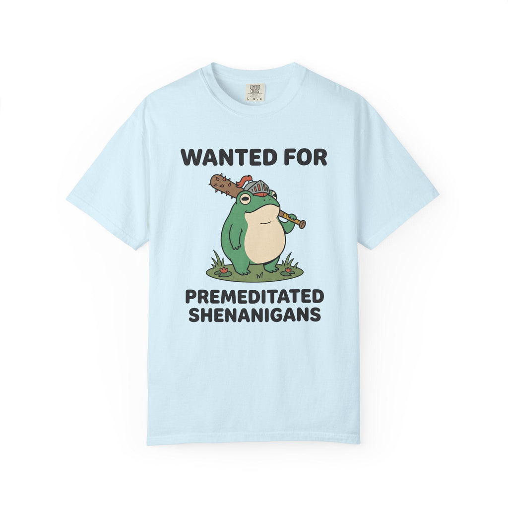 Frog Soldier Cartoon T-Shirt – Funny Spiked Amphibian product image 2