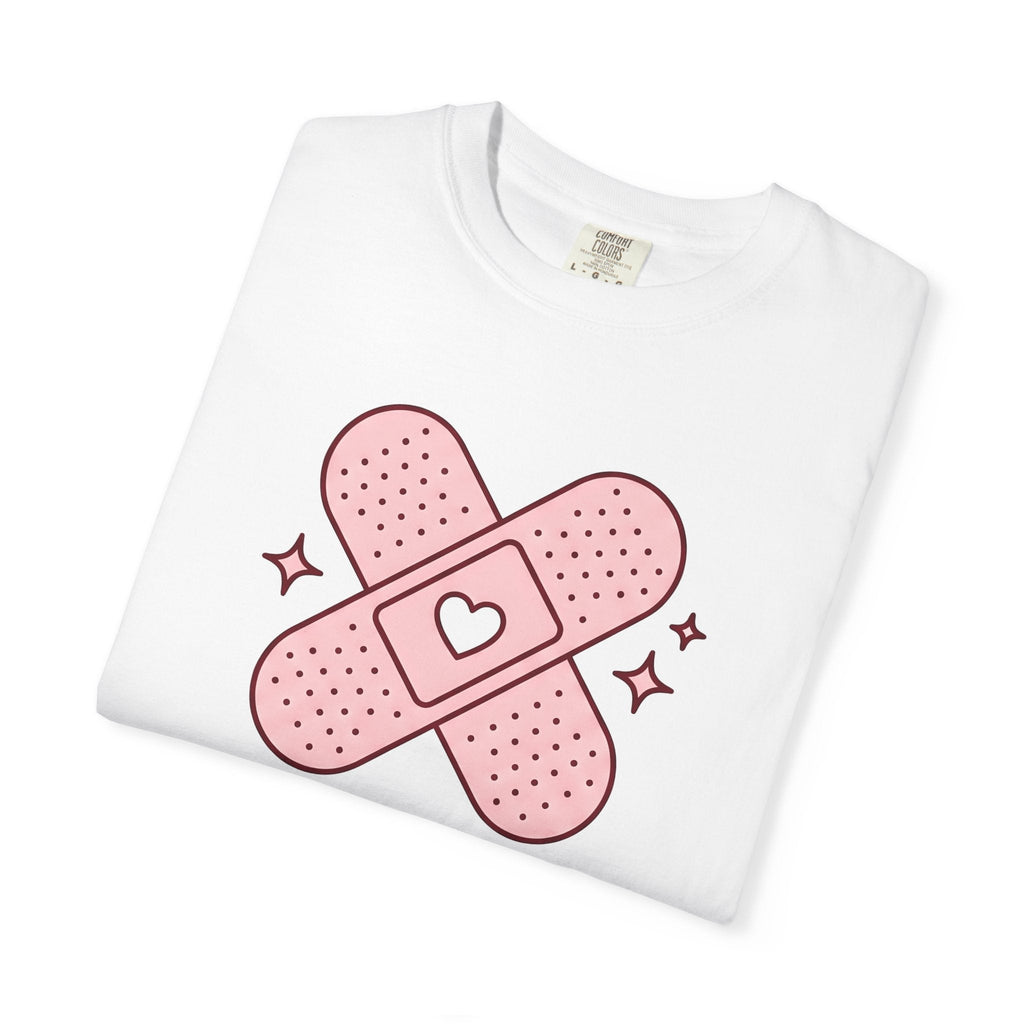 Adhesive Bandage Heart Modern T-Shirt – Nurse Appreciation product image 5