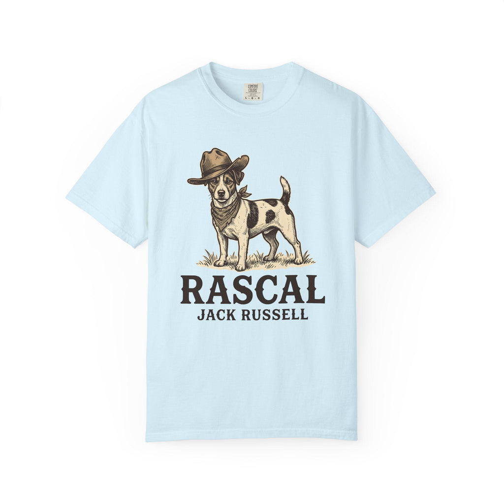 Jack Russell Shirt Dog Rodeo Gift Women Antique Tee Terrier T-Shirt Dog Fan Vintage Tshirt Cowboy Graphic Line Art Stetson Hat Tshirt
