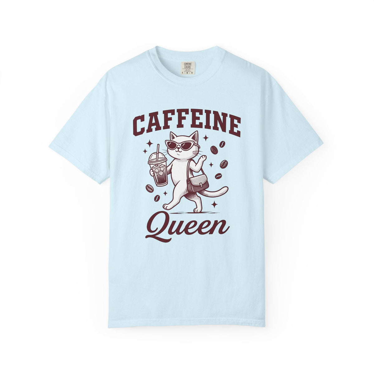 Cat Sunglasses Shirt Coffee Unisex Gift Vintage Tee Kitty product image 2