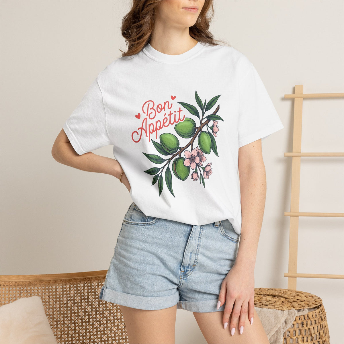 Almond Sprig Shirt Desserts Baking Unisex Gift Flower Tee product image 6