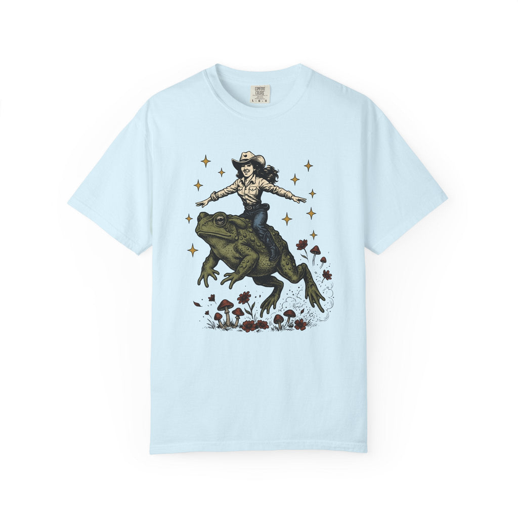 Cowgirl Riding Frog Shirt Western Gift for Women Vintage product image 2