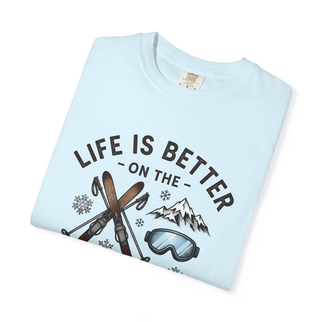 Snow Gear Shirt Skiing Frost Unisex Gift Aged Tee Winter product image 8