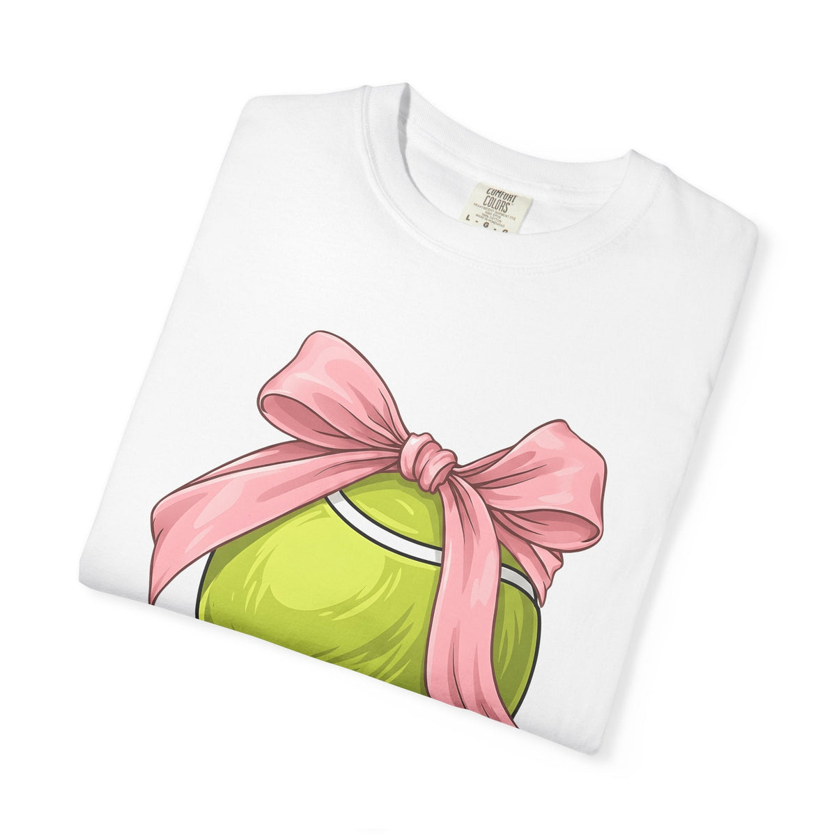 Tennis Ball Bow Shirt Moms Exercise Gift Women Anime Tee product image 5