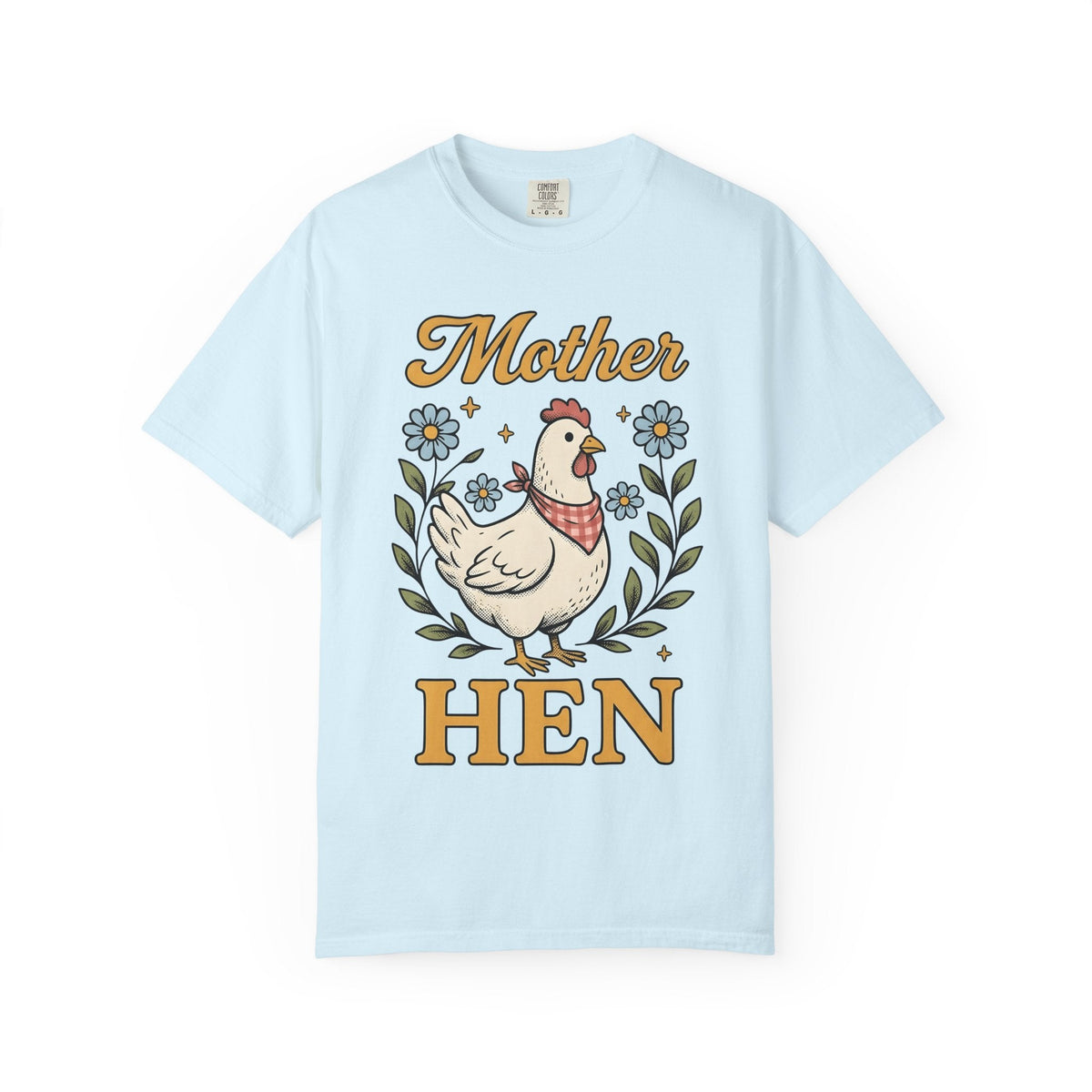 Hen Old School T-Shirt – Chicken Mom Ranch Life, Women product image 2
