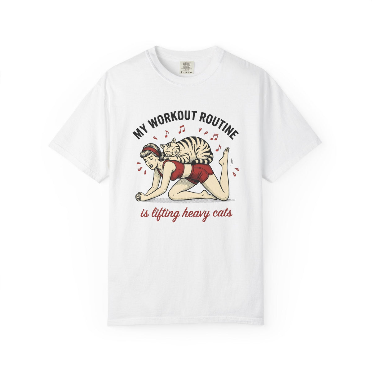 Lady Feline Shirt Cat Training Gift for Women Retro Comic product image 1