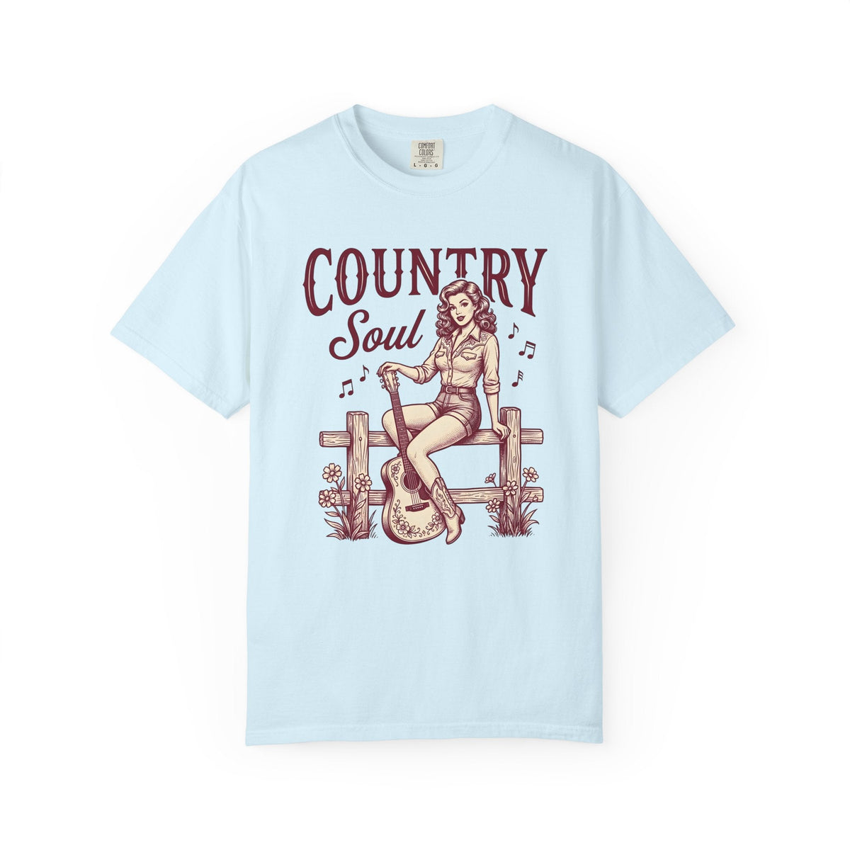 Cowgirl Guitar Shirt Band Gift Women Classic Tee Guitarist product image 2