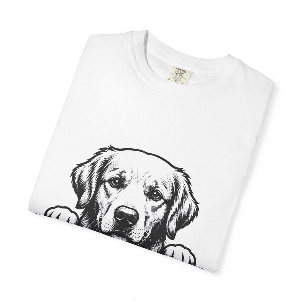 Golden Retriever Shirt Dog Pets Gift Women Line Art Tee product image 5