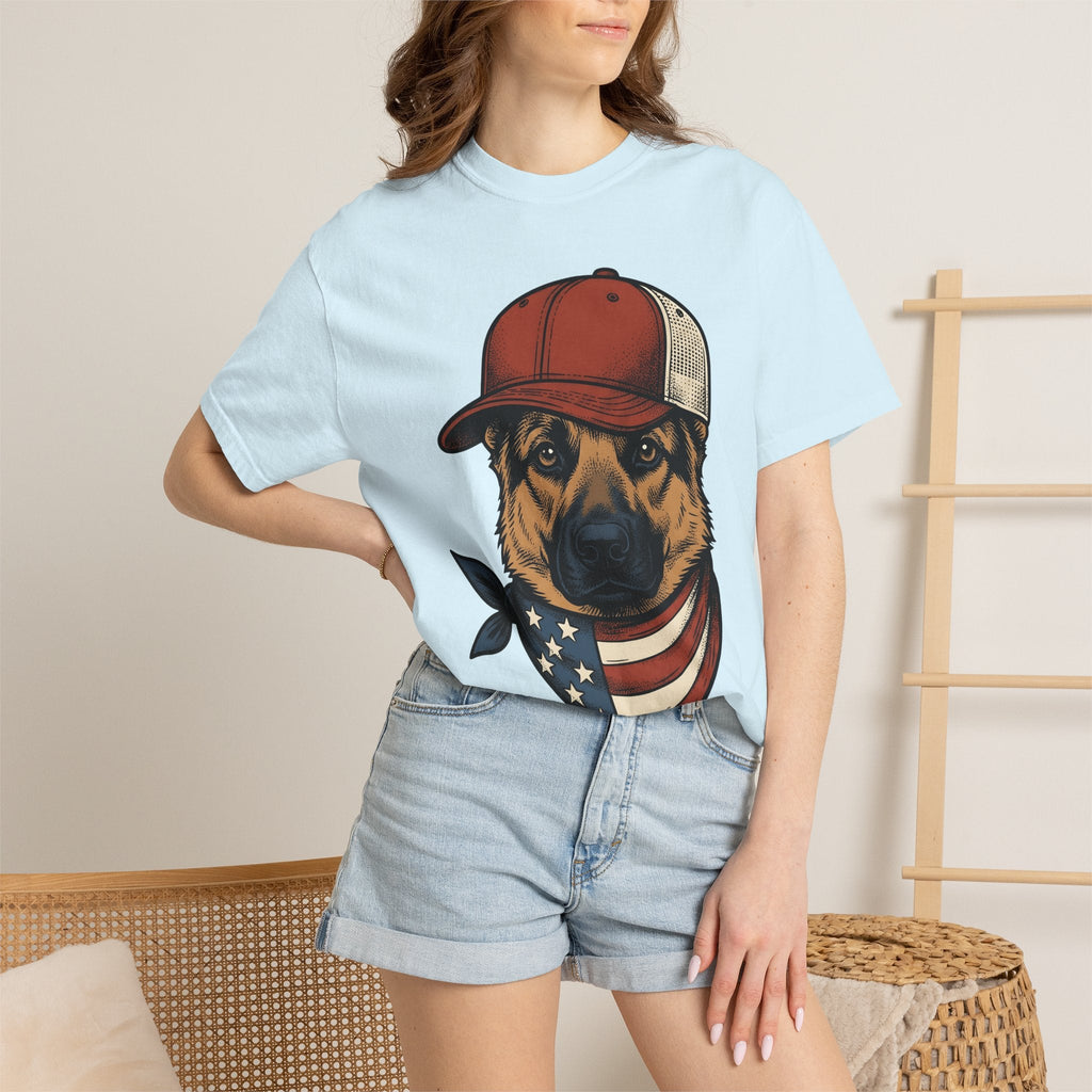 German Shepherd Dog Shirt America Patriotic Unisex Gift product image 9