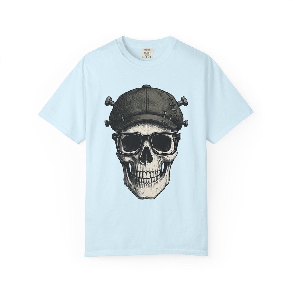 Skull Beanie Shirt Halloween Macabre Unisex Gift Skin Art product image 2