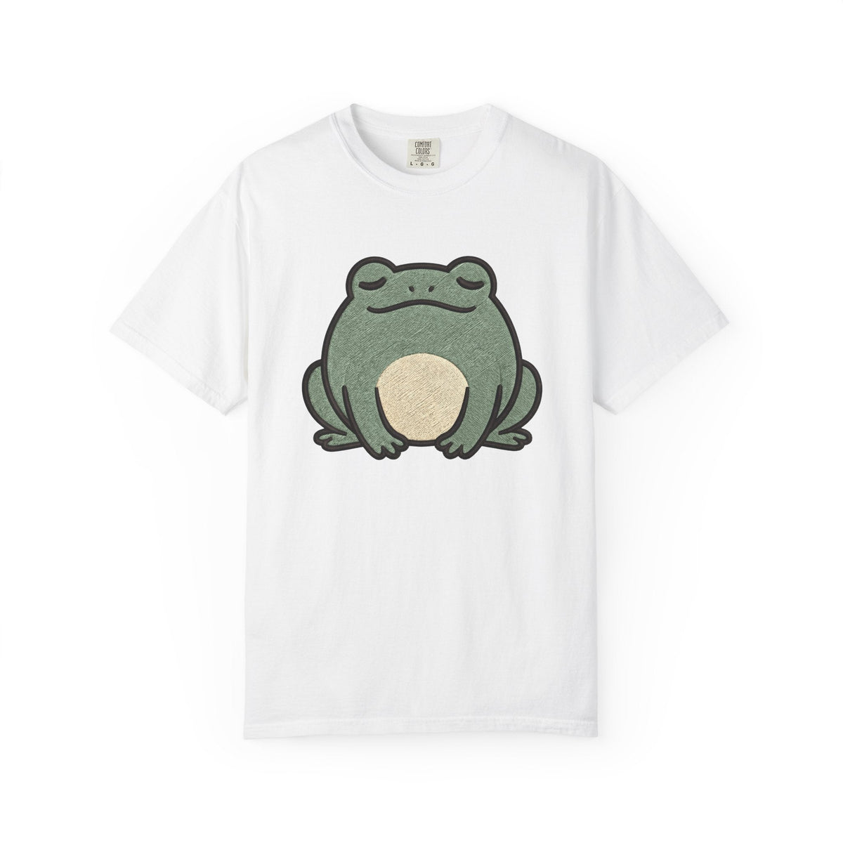 Frog Graphic Shirt Animals Nature Gift Women Embroidery Tee product image 1