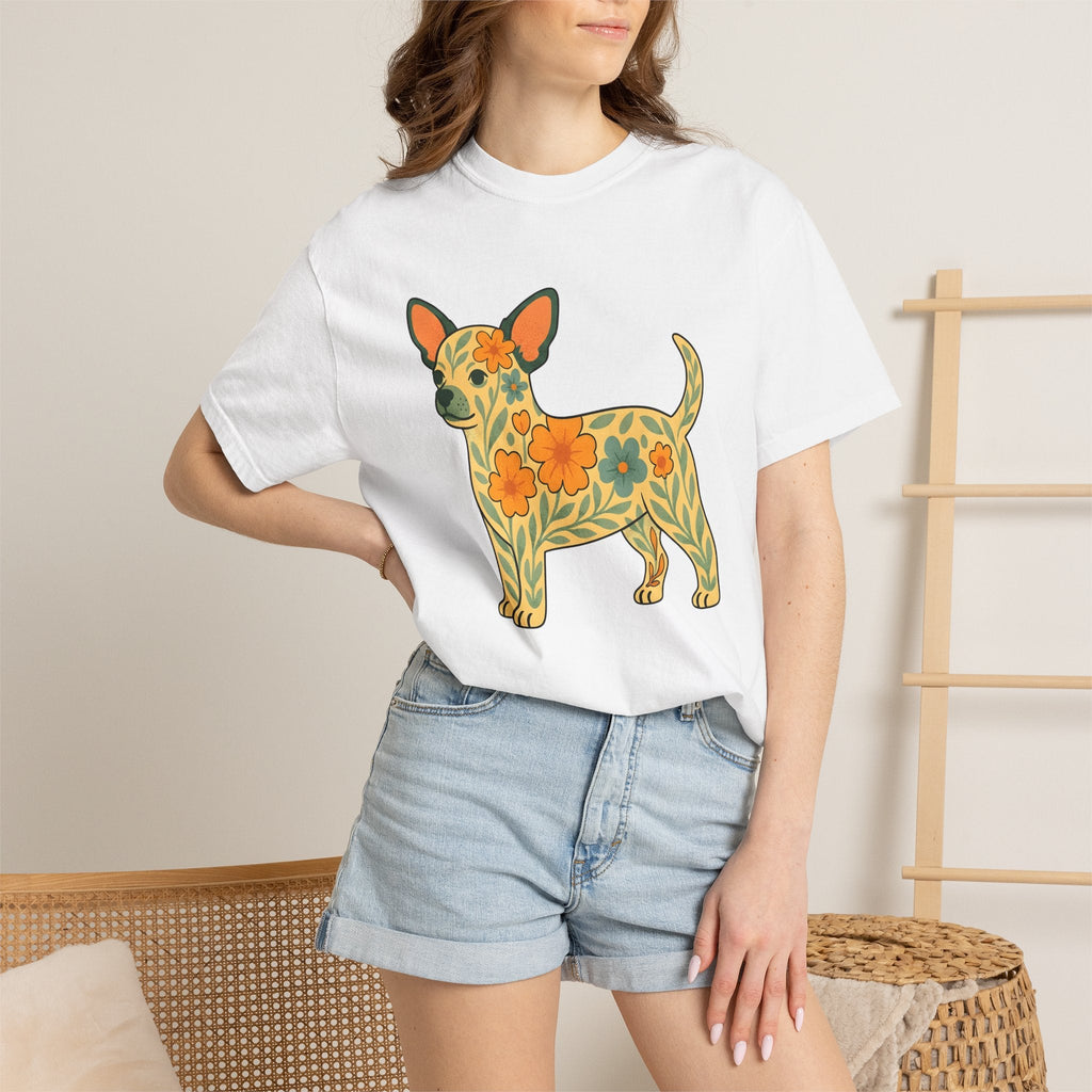 Chihuahua Blossom Shirt Dog Wildlife Unisex Gift Boho Chic product image 6