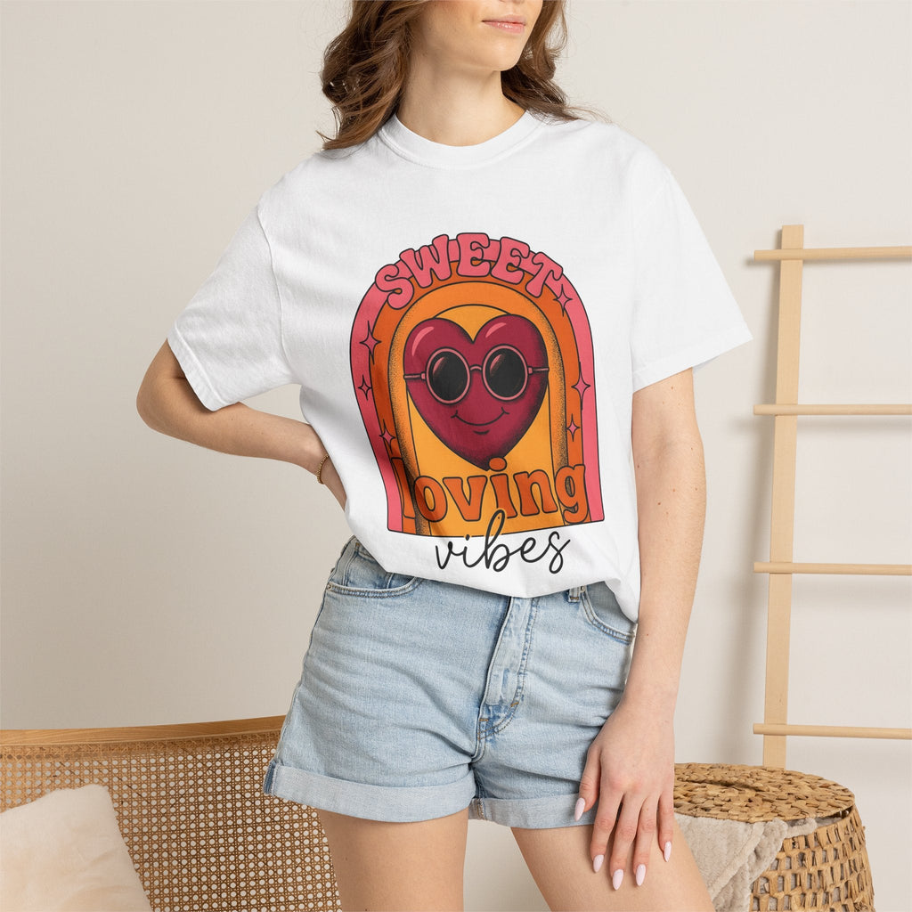 Heart Shades Shirt Valentine Romance Unisex Gift Vintage product image 6