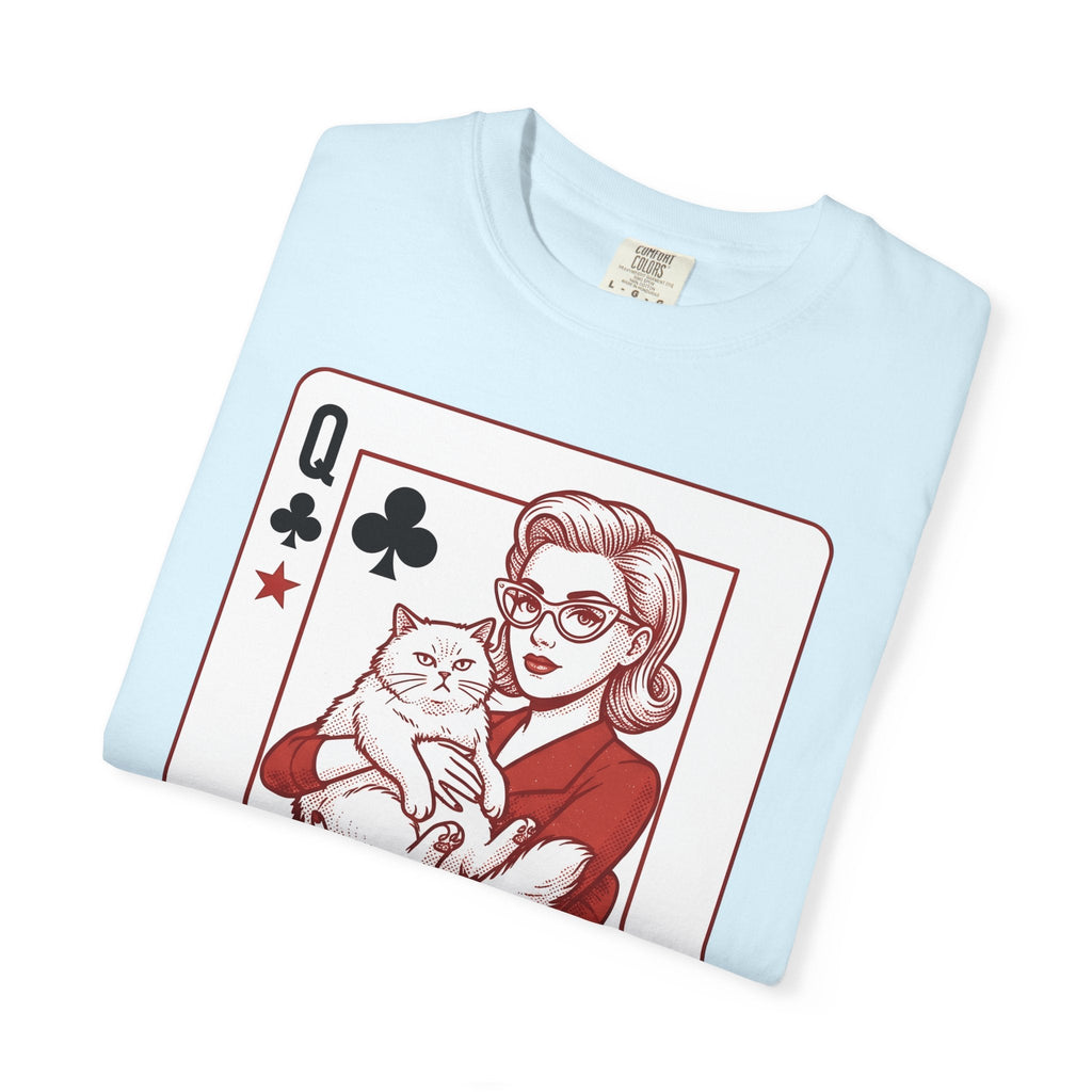 Queen Cat Playing Card Old School T-Shirt – Valentine's Day product image 8