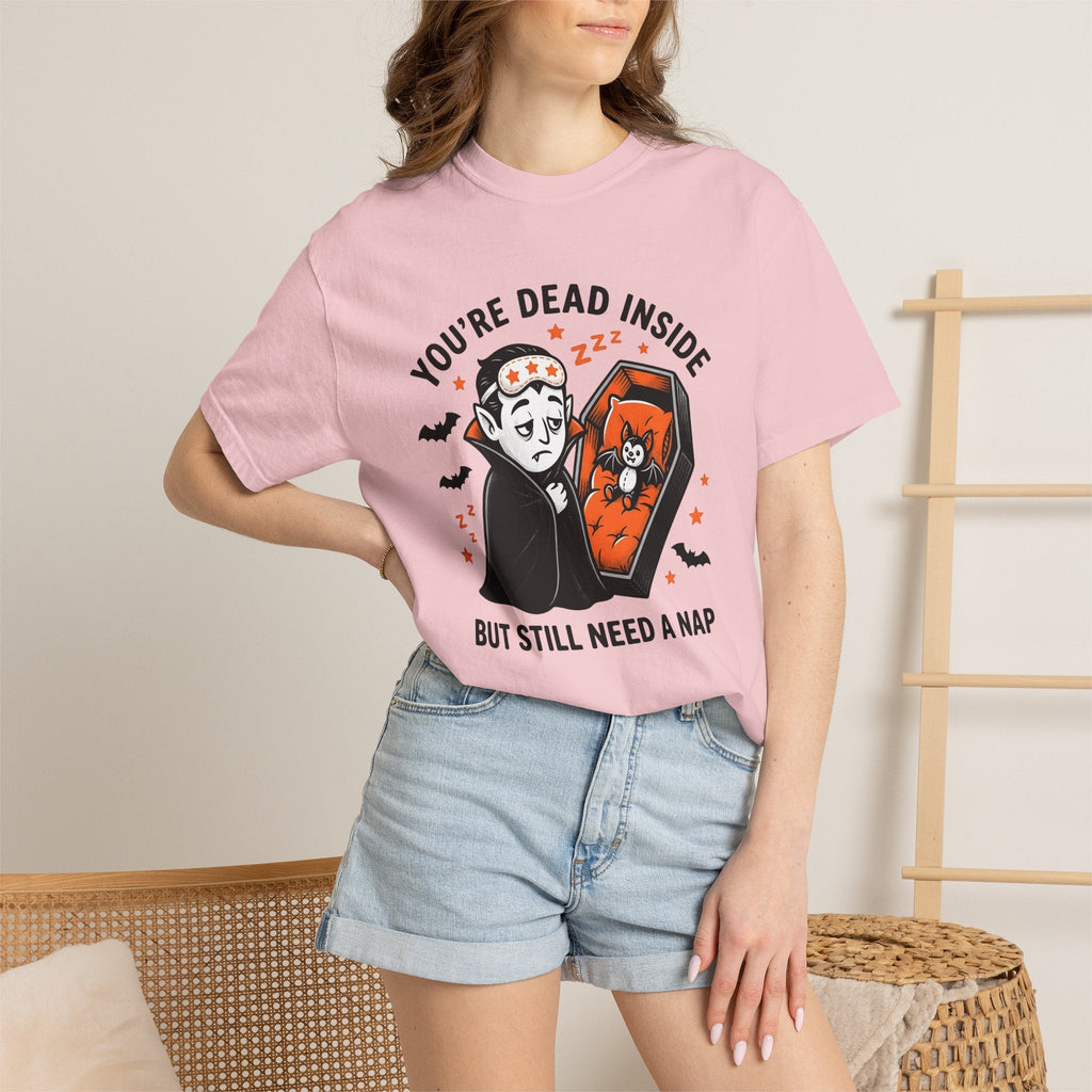 Vampire Comic Illustration T-Shirt – Spooky Halloween product image 12
