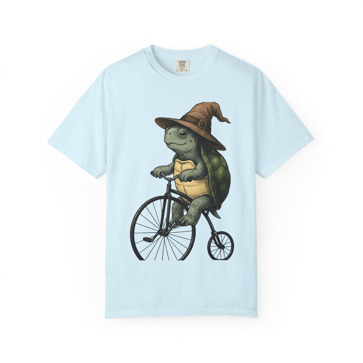 Turtle Bike Shirt Teacher Pets Unisex Gift Hand Drawn Tee product image 2