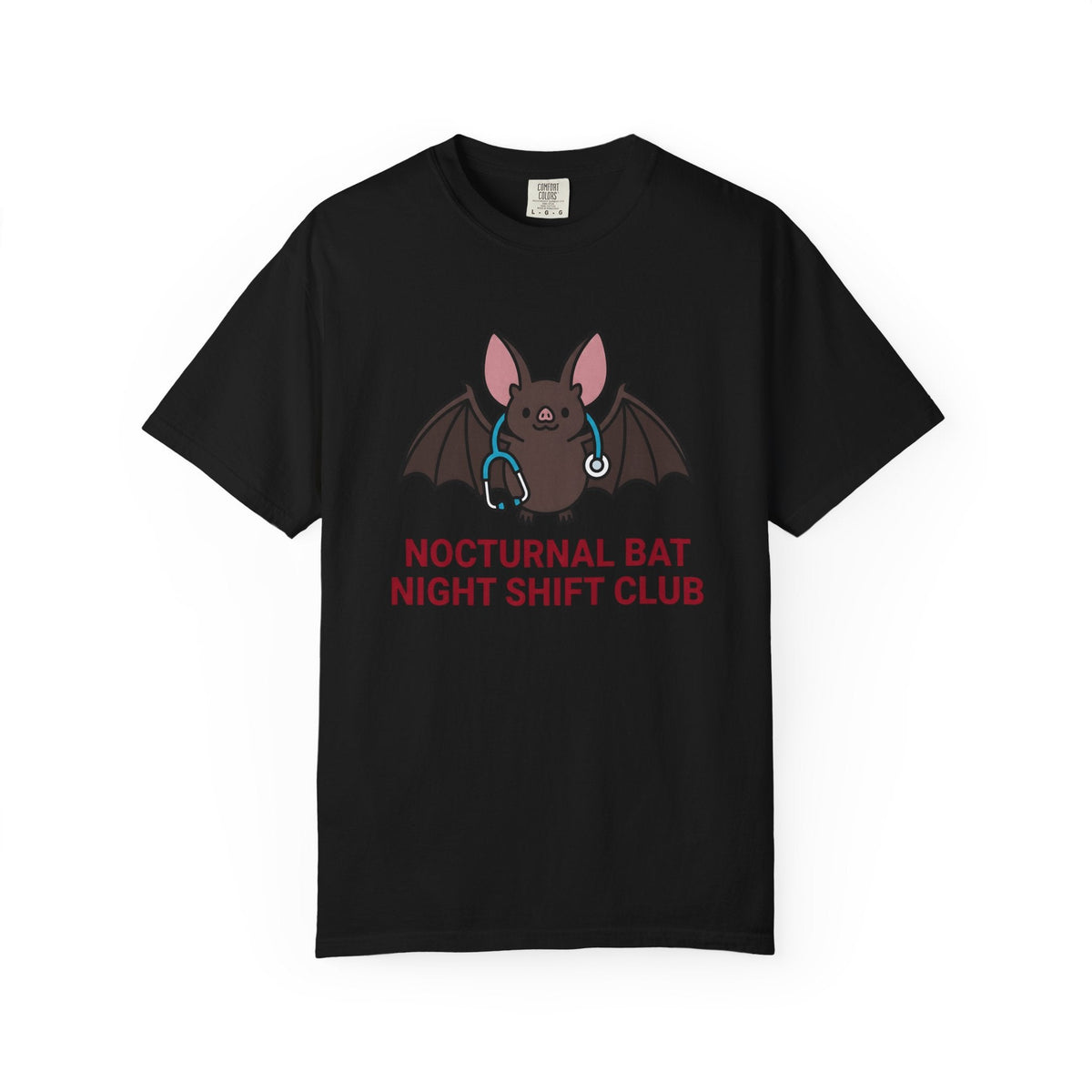 Bat Health Monitor Shirt Nurses Overnight Shift Unisex Gift product image 4