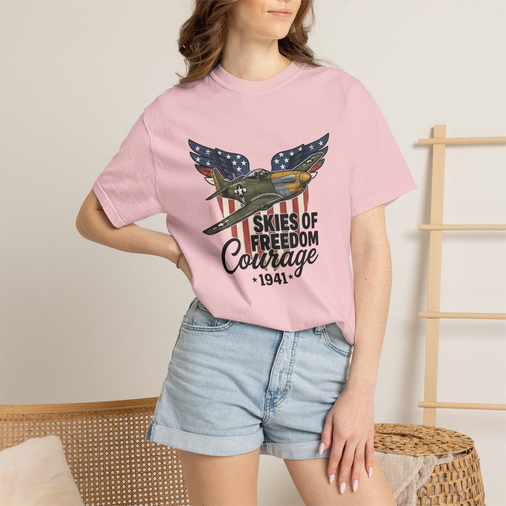 Fighter Plane Shirt America Military Unisex Gift Vintage product image 12