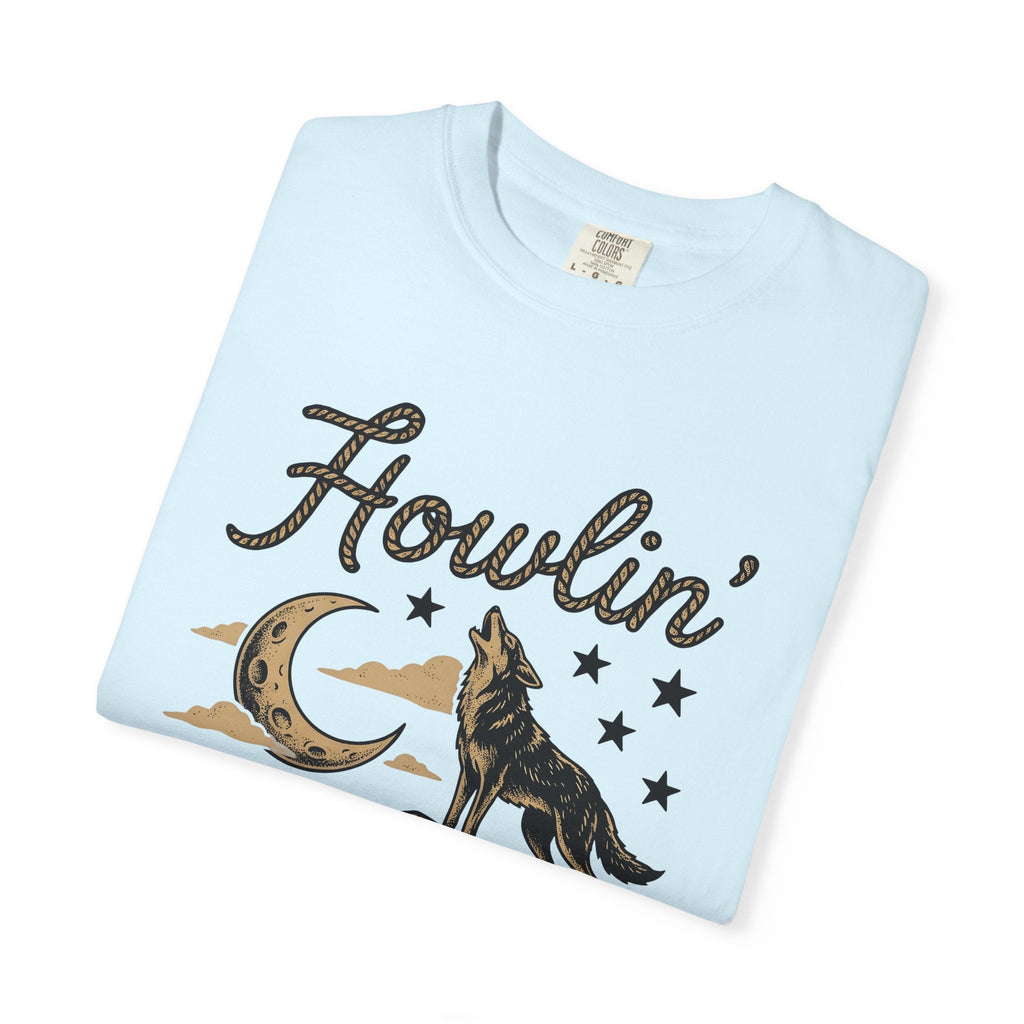 Wolf Howling Shirt Cowgirl Cowboy Gift for Women Retro Tee product image 8
