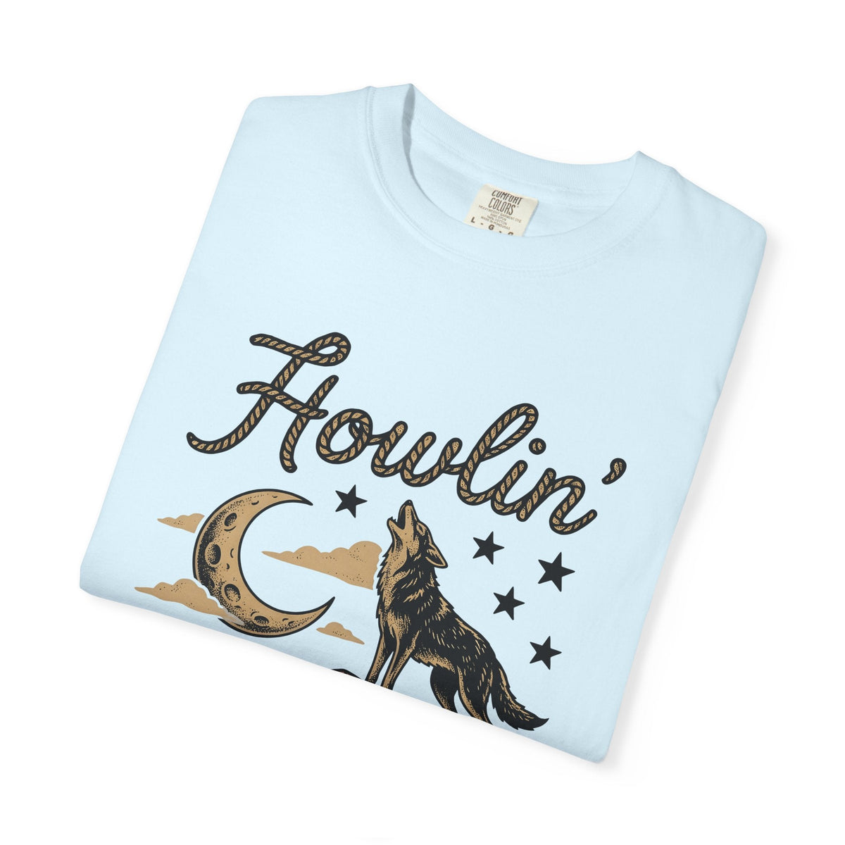 Wolf Howling Shirt Cowgirl Cowboy Gift for Women Retro Tee product image 8