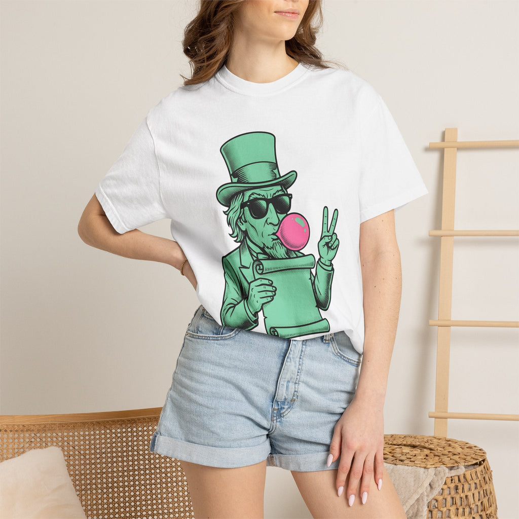 Uncle Sam Shirt America Flag Gift Women Comic Tee Patriot product image 6